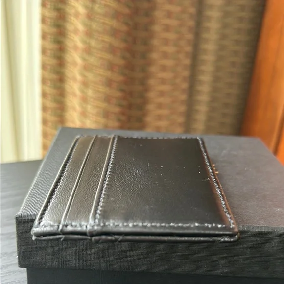 Versace Quilted Lamb Leather Card Case - Picture 8 of 10